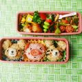fairy303's cooksnap of when they made どうぶついっぱいのお弁当♪[クマ編].