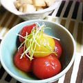 ＴＯＭＯＷＡＴ's cooksnap of when they made プチトマトのおひたし風♪.