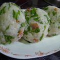 myukitty's cooksnap of when they made やみつきっ♪シソ香るウインナーおにぎり.