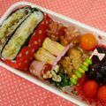 にゃにゃ☆☆☆'s cooksnap of when they made お弁当にピンクのお花❤焼ちくわウインナー.
