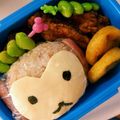 るる♫'s cooksnap of when they made キャラ弁☆干支おにぎり☆三猿おむすび.