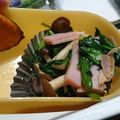 きゃんま's cooksnap of when they made シメジとほうれん草のマーガリン炒め♪.