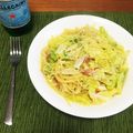 ぱるりこ's cooksnap of when they made 簡単♪春キャベツとベーコンのスープパスタ.