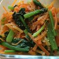 ちーずなん's cooksnap of when they made めんつゆとお味噌でにんじん小松菜おひたし.