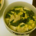 黒猫かな's cooksnap of when they made エリンギと豆腐のすまし汁.