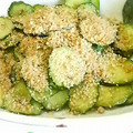 のりまりん's cooksnap of when they made 超簡単節約レシピ♪きゅうりのごま和え.