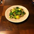 たっくんとワイン's cooksnap of when they made 小松菜とベーコンのふわふわ♡卵炒め.