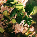 aya_ap's cooksnap of when they made 豚とたたききゅうりのピリ辛胡麻和え.