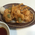モコkitchen's cooksnap of when they made そら豆と桜エビのかき揚げ.