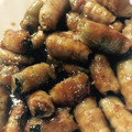 クックI9NTMT☆'s cooksnap of when they made えのきと春菊の甘辛肉巻き.