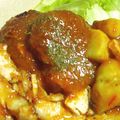 papitan's cooksnap of when they made 誰でも簡単！ブラウンソース！でチキンカツ！トンカツ！ハンバーグ！.