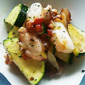 sappon☆'s cooksnap of when they made タコとズッキーニの簡単炒め.