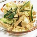 catnana's cooksnap of when they made ささみ☆キャベツ☆胡瓜のあっさりおかず.