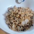 milestone★'s cooksnap of when they made 鶏ひき肉の香り焼き.