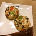 クタちゃん☆'s cooksnap of when they made レンジで簡単！豆腐のヘルシー五目茶巾.