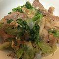 tomomani's cooksnap of when they made レタスの大量消費に！豚肉とオイスター炒め.