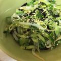 tomomani's cooksnap of when they made あおさ入り きゅうりともやしのナムル.