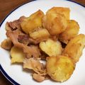 オズのオズマ姫's cooksnap of when they made 新じゃがと豚肉の味噌にんにく炒め.