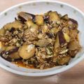 wannpi39's cooksnap of when they made 余った餃子のタネで茄子炒め.