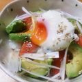 3dreams♡'s cooksnap of when they made アボカドとサーモンの温玉のっけ丼.