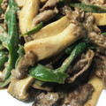 mipoyo's cooksnap of when they made 牛コマとエリンギの甜麺醤マヨ炒め.