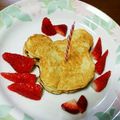 ちえもんたろう's cooksnap of when they made 1歳のおやつ☆りんごパンケーキ.
