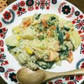 zubolunch's cooksnap of when they made ほうれん草とツナのチーズリゾット.