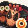 皇mama★'s cooksnap of when they made 幼稚園キャラ弁☆仮面ライダーゴースト.