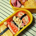 ぱんだん。。's cooksnap of when they made 運動会お弁当こども用可愛いお寿司ランチ！.