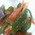 ♡Catherine's cooksnap of when they made ちくわと野菜のみそ炒め.
