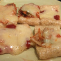 おどふふ's cooksnap of when they made ピザ風☆油揚げ.