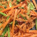 秋田たっちゃん's cooksnap of when they made にんじんとカブの葉のたらこ炒め.