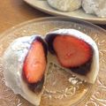 ねぎちゃん☆Ｙ☆Ｍ's cooksnap of when they made ☆アメリカで簡単♪レンジでいちご大福☆.