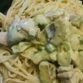 hamanny's cooksnap of when they made アボカド♡チキンのチーズパスタ♡.