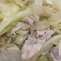 クックZ8J4H4☆'s cooksnap of when they made 塩キャベツリメイク！肉野菜炒め.