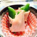 kaokaofood's cooksnap of when they made 絹さやのハム巻き（きゅうりやブロでも☆）.