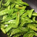 にじすき's cooksnap of when they made きぬさや☆パパッと炒め♪.