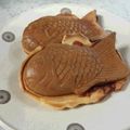 ちびチョミ's cooksnap of when they made コストコパンケーキミックスで鯛焼き.