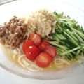 YUZUMAMAN's cooksnap of when they made ダブル大根と納豆の冷やし和うどん.