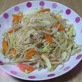 抹茶好き♪'s cooksnap of when they made ☆簡単ランチ☆素麺チャンプルー☆.