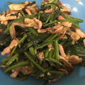 minao2318's cooksnap of when they made 舞茸シリーズ!ほうれん草の炒め物.