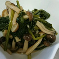 たけなお☆'s cooksnap of when they made ほうれん草としめじの煮びたし✿.