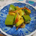 ジョンリークッカー's cooksnap of when they made 切る和えるのみ！アボカドと麺汁桜エビ和え.