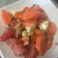 P太郎ママ's cooksnap of when they made トマトとチーズのハニーサラダ　くるみ添え.