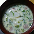 かりーパン's cooksnap of when they made 和風？洋風？ほっこり♪カブのミルクスープ.