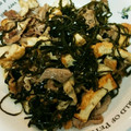 exh姉妹mama's cooksnap of when they made 切り昆布と厚揚げのきんぴら.