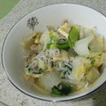 佐伯莉真's cooksnap of when they made 小松菜・油揚・白菜・ツナ炒め.