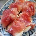 B berry's cooksnap of when they made 生ハムまきモッツァレラチーズのマリネ.