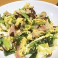 ☆モナカ♪'s cooksnap of when they made 小松菜とベーコンのふわふわ♡卵炒め.