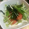 ななえ先生's cooksnap of when they made ★大根,水菜,しらす,トマトのサラダ★.